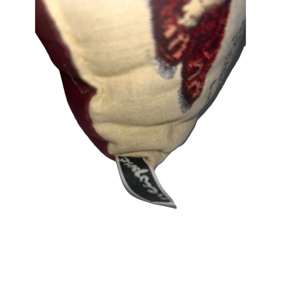 Norman Rockwell Santa's Helpers Decorative Throw Pillow 15" Holiday Christmas - Picture 6 of 6